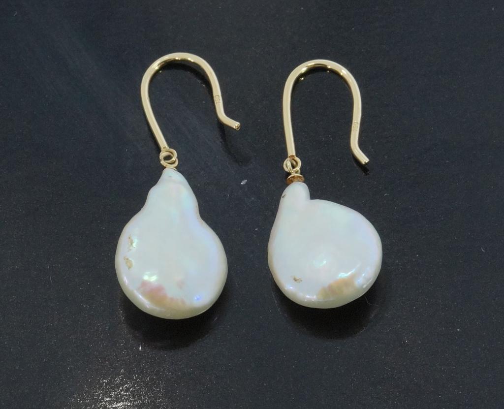 Barok parel 18k gouden luxe set dames oorbellen fraai