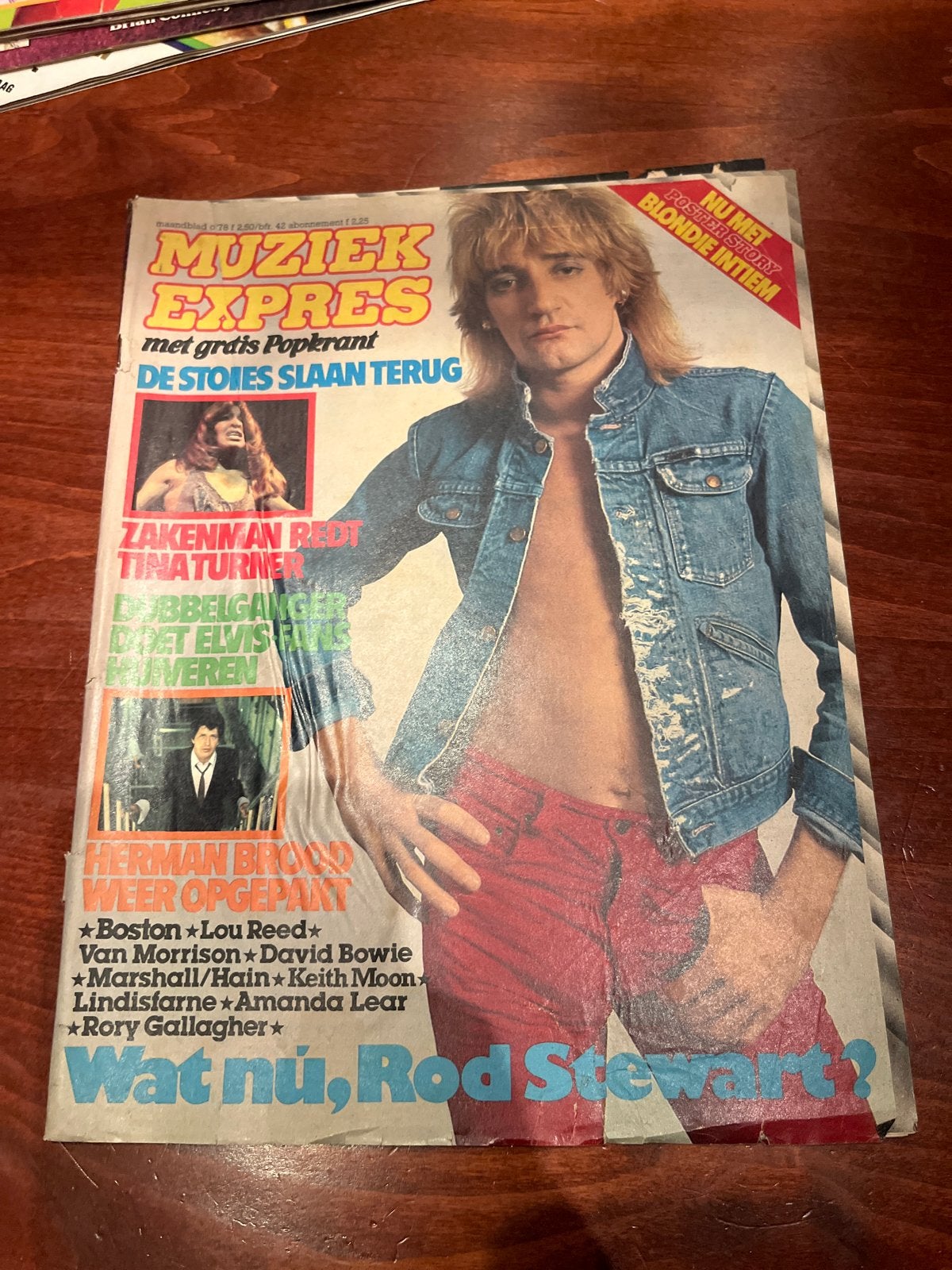 Muziek Expres bowie - Rod Stewart / Kate Bush (1978), Ophalen of Verzenden, Gelezen, Artiest