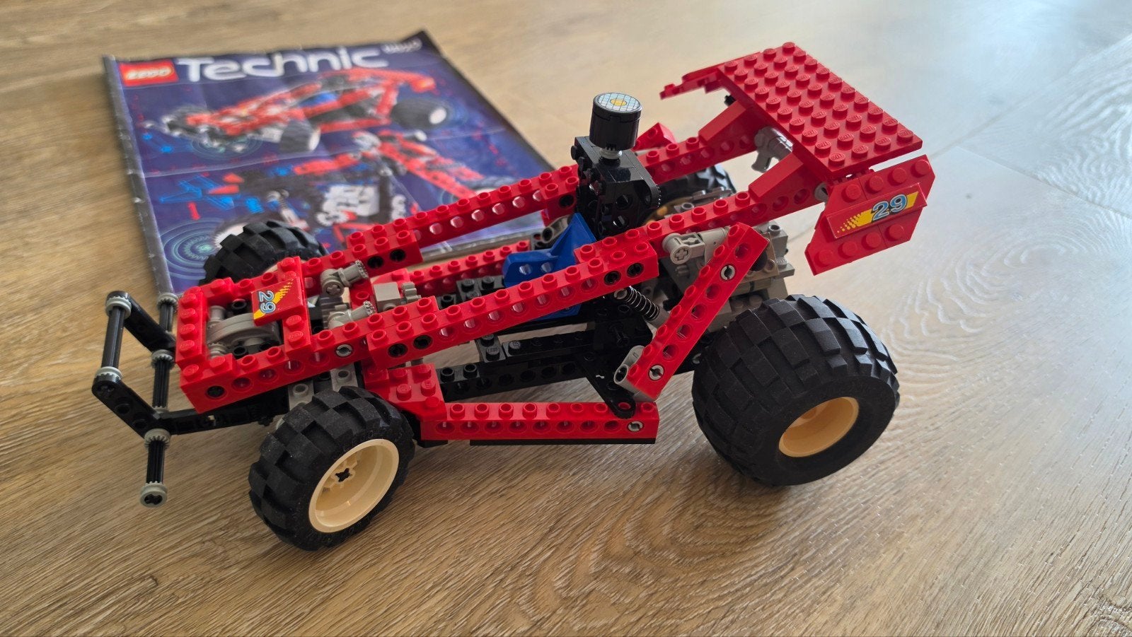 Lego Technic 8829 Dune Buggy / Motorfiets (2-in-1), Gebruikt, Lego, Ophalen of Verzenden, Technic