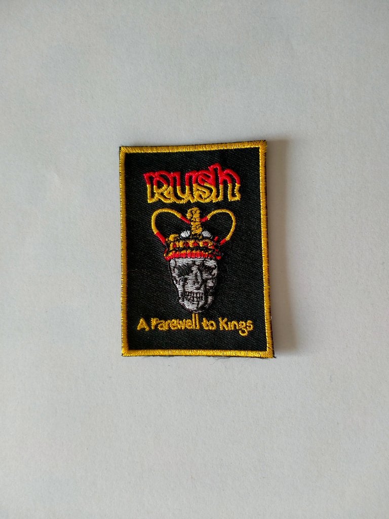 Rush farewell to Kings muziek patch kleding embleem band, Verzamelen, Ophalen of Verzenden, Gebruikt, Kleding