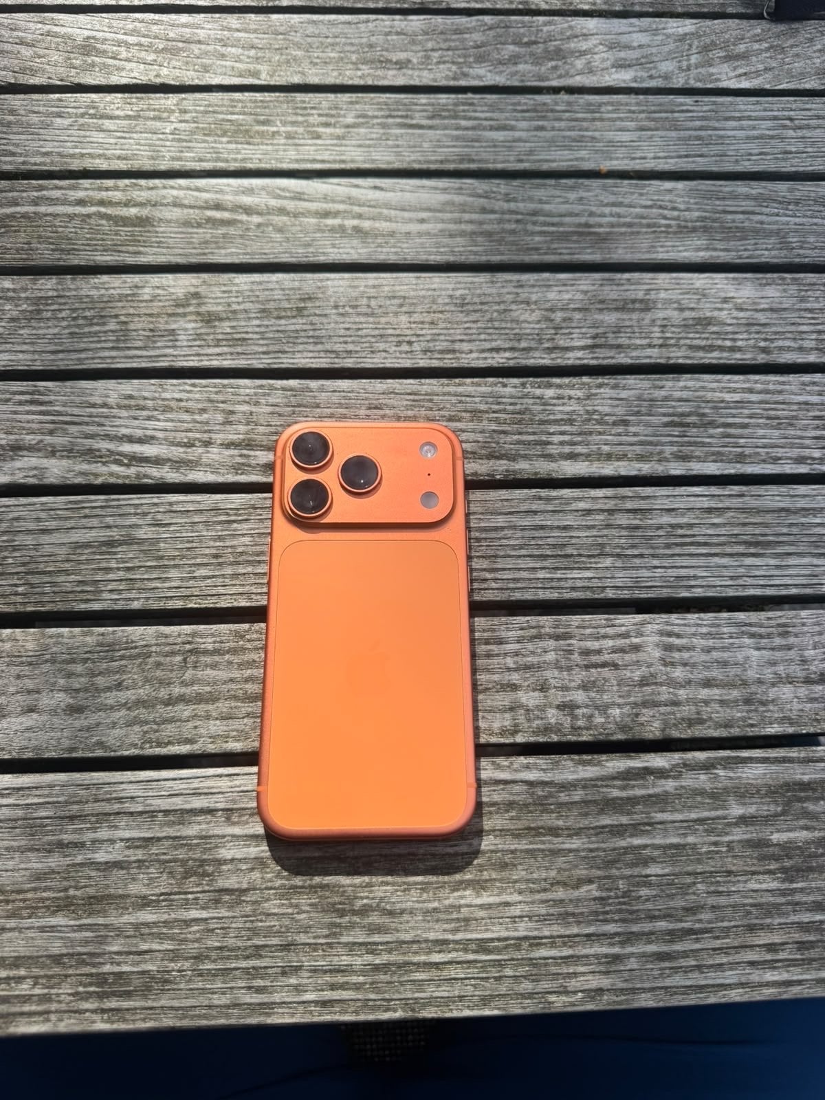 Oranje iPhone 17 Pro, Telecommunicatie, Gebruikt, Zonder simlock, Zonder abonnement, Ophalen