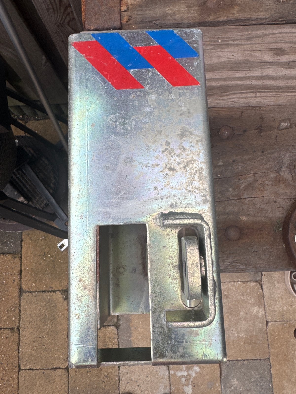 Robuuste Disselslot voor aanhanger/trailer, Ophalen of Verzenden, Gebruikt