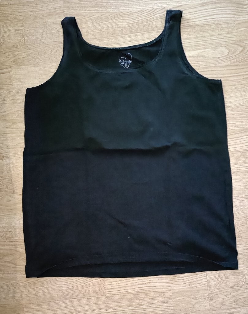 hemd zwart ms mode, Zwart, Maat 46/48 (XL) of groter, Ophalen of Verzenden, Zo goed als nieuw