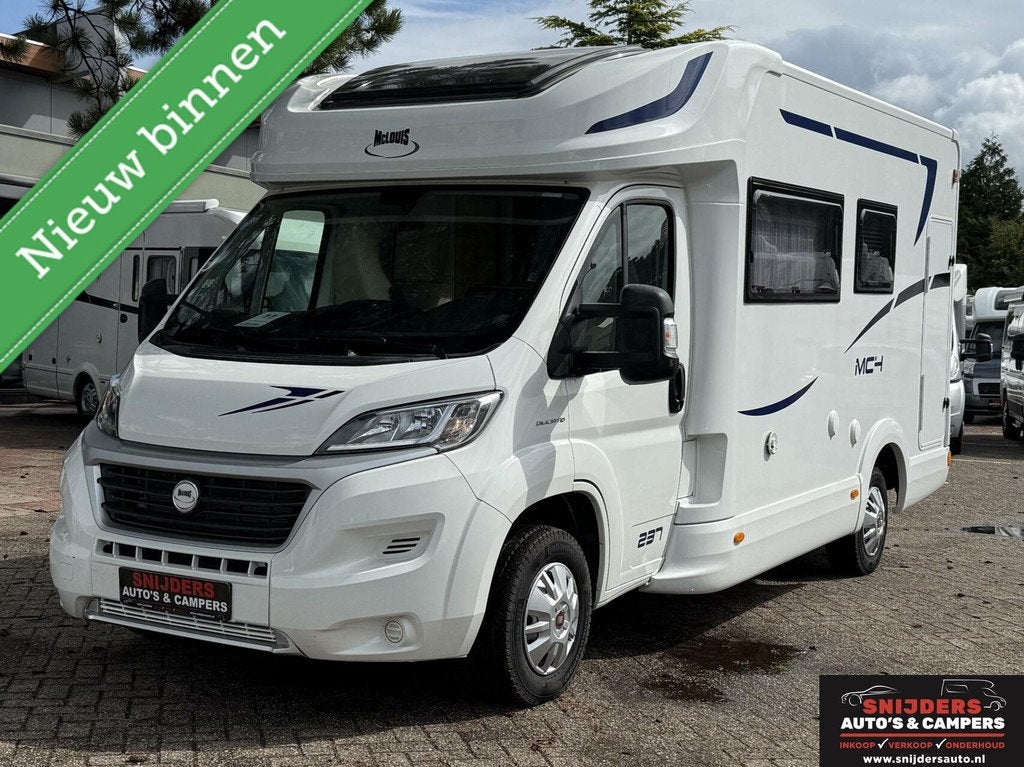 Mc louis mc4 237 met maar 7700 km face to face, Airconditioning, 6 tot 7 meter, Bedrijf, 6 tot 7 meter