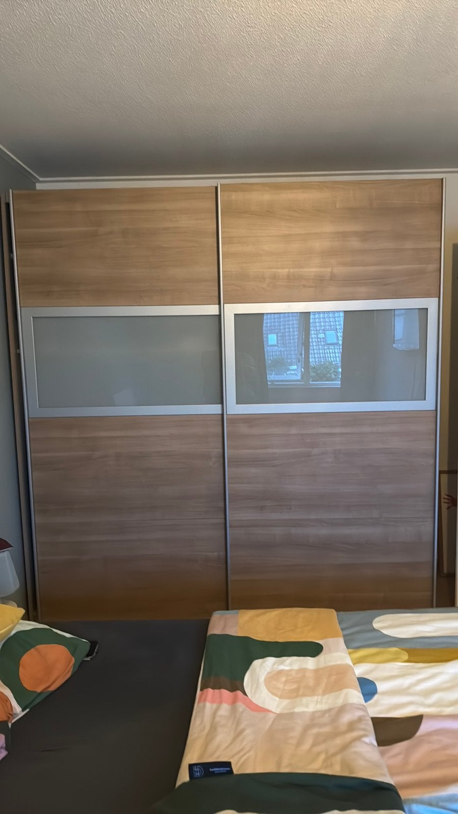 GRATIS kledingkast met schuifdeuren, Ophalen, Zo goed als nieuw, 50 tot 75 cm, 200 cm of meer