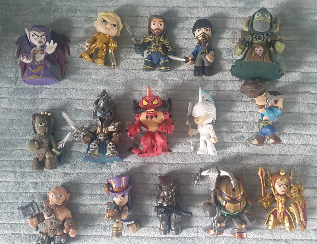Funko Minis lol warcraft aquaman, Verzenden, Zo goed als nieuw