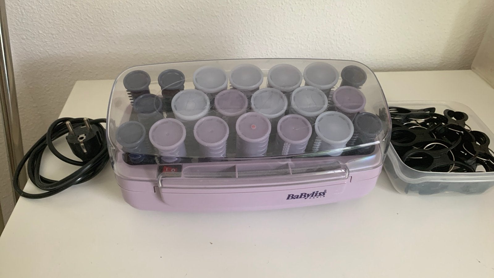 Babyliss krulset met 20 rollers en clips, Ophalen, Gebruikt, Haarverzorging