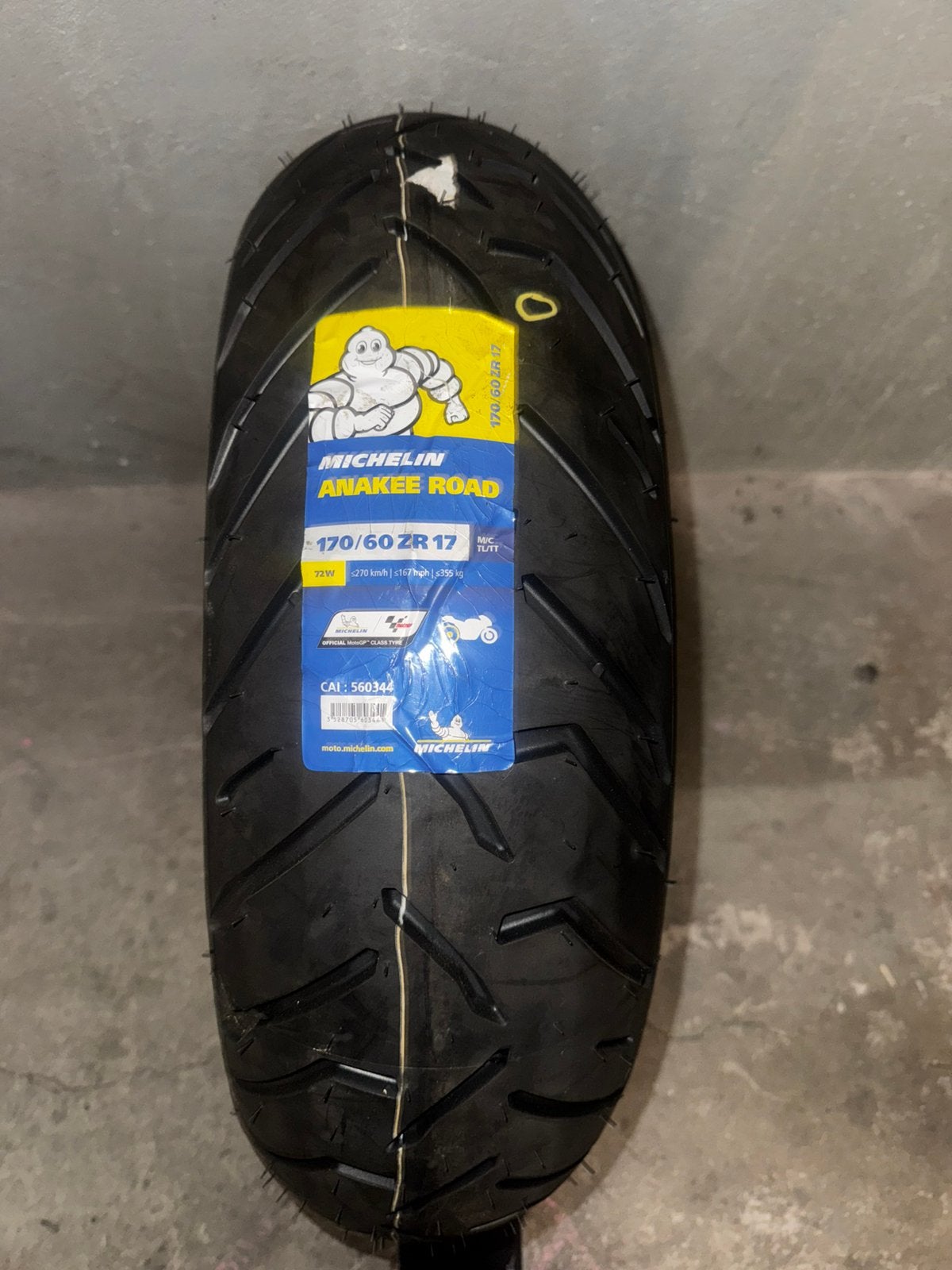 Michelin anakee road 170 60 17 72W nieuw!, Motoren, Ophalen of Verzenden, Nieuw