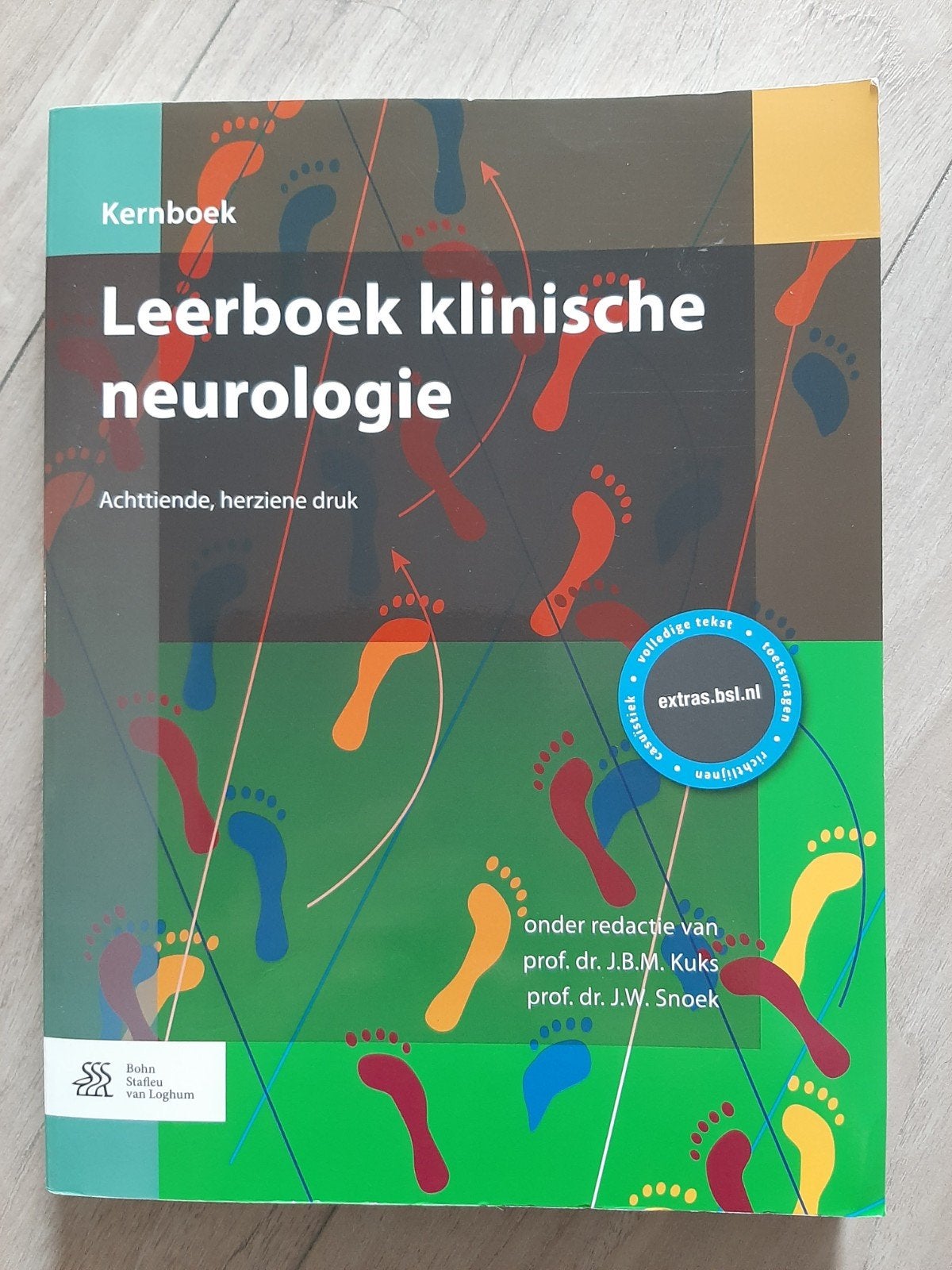 Kernboek Leerboek klinische neurologie - 18e druk, Boeken, Zo goed als nieuw, J.B.M. Kuks, J.W. Snoek, Beta, HBO