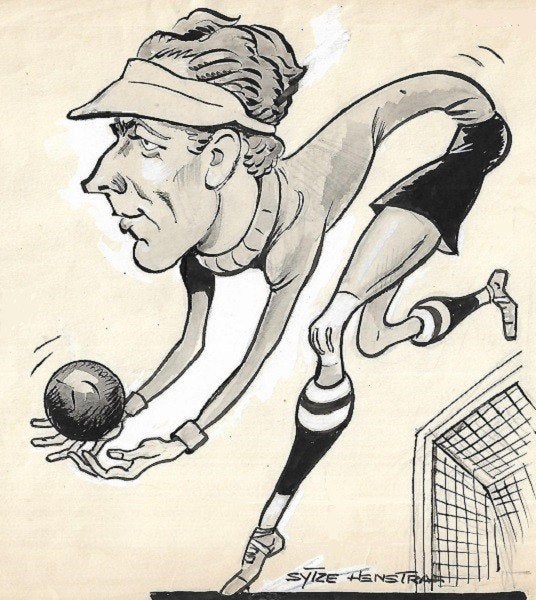 Zeer bijzonder!! ORIGINELE handgetekende voetbal karikaturen, Ophalen, Overige binnenlandse clubs