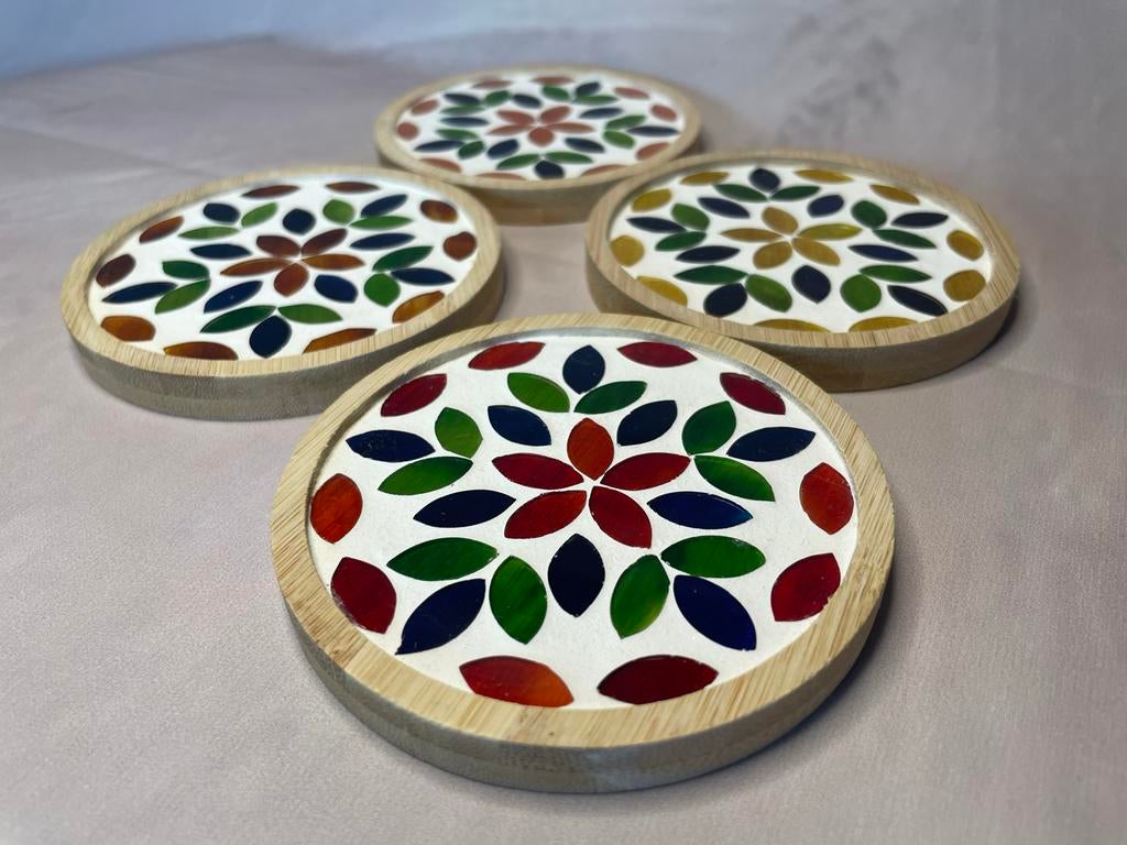 DIY pakket onderzetters mozaïek, Nieuw, Meerkleurig, Overige merken, Knutselset