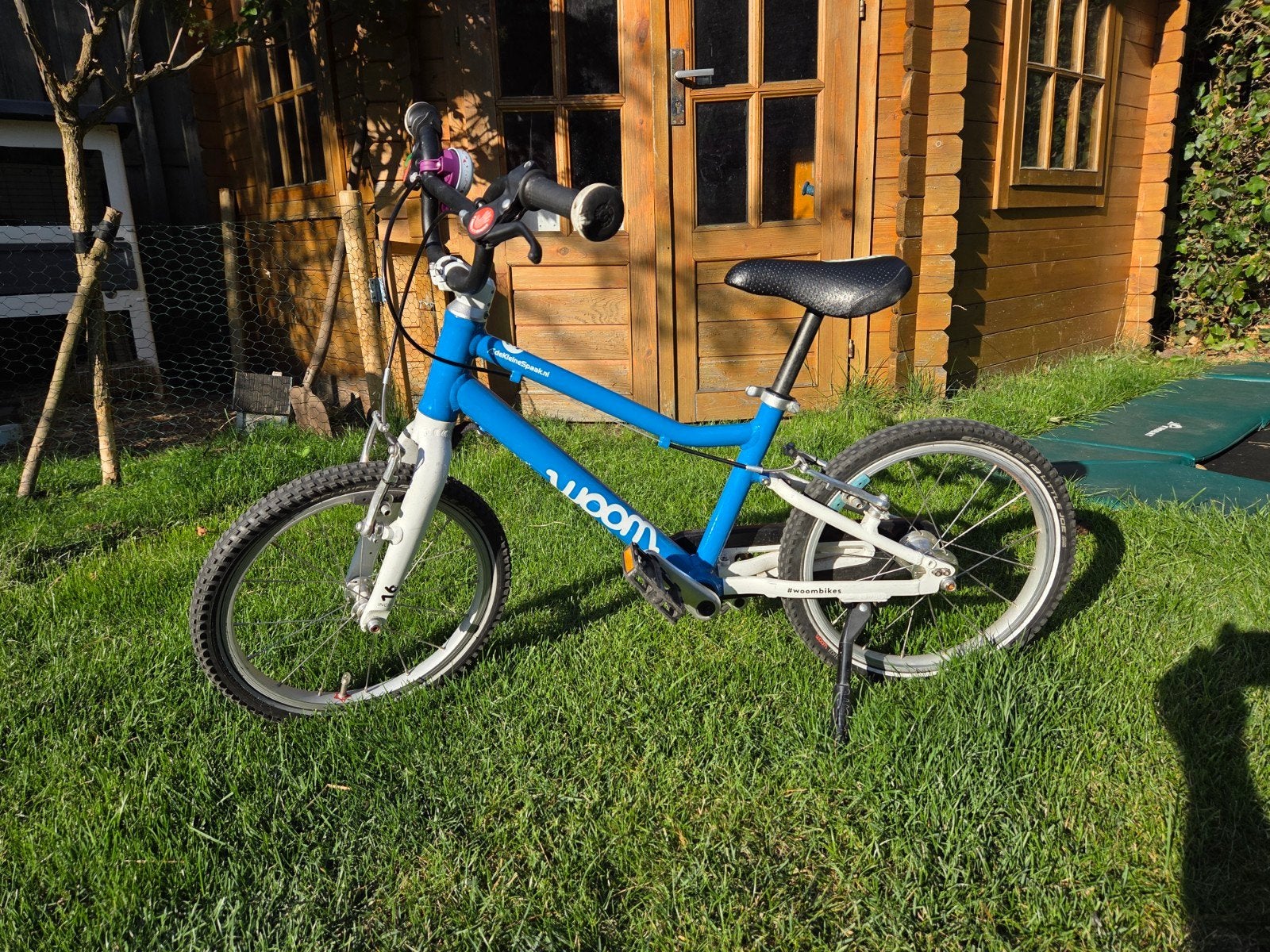 Mooie Woom 3 kinderfiets - Blauw, Fietsen en Brommers, Ophalen