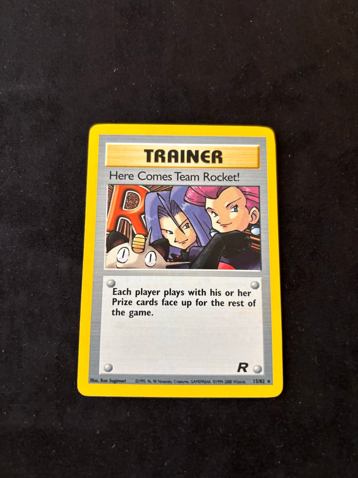 Here Comes Team Rocket! (15/82) | Team Rocket holo, Ophalen of Verzenden, Zo goed als nieuw, Losse kaart