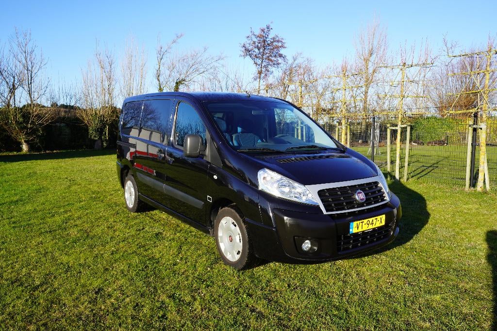 Fiat Scudo 1.6D 66 KW BV 2016, Voorwielaandrijving, Euro 5, Stof, Zwart
