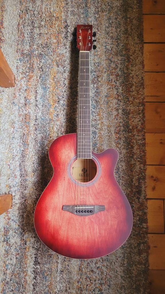 Fazley ColourTune Western Rood, Ophalen, Zo goed als nieuw, Western- of Steelstringgitaar