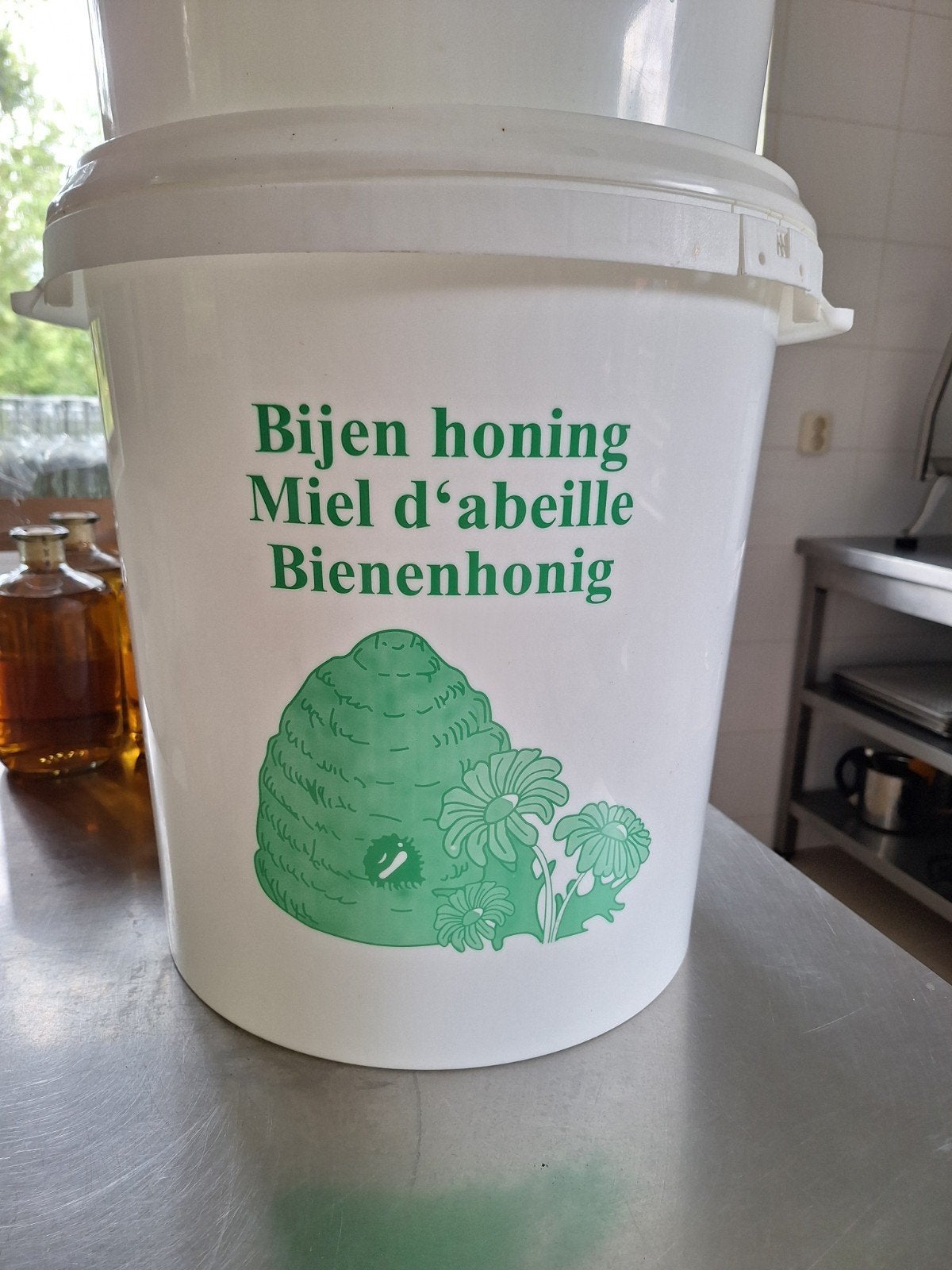Honingemmer 40 kg 2x, Huis en Inrichting, Emmers, Ophalen of Verzenden, Gebruikt, Kunststof
