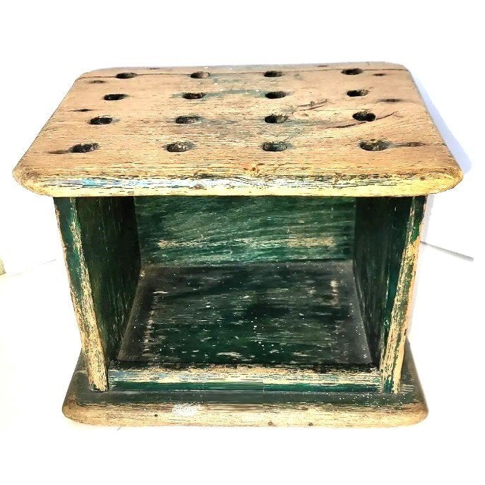 Antieke Houten Stoof 19E EEUWSE retro Meubels VOETEN STOOF, Antiek en Kunst, Antiek | Woonaccessoires, Ophalen of Verzenden