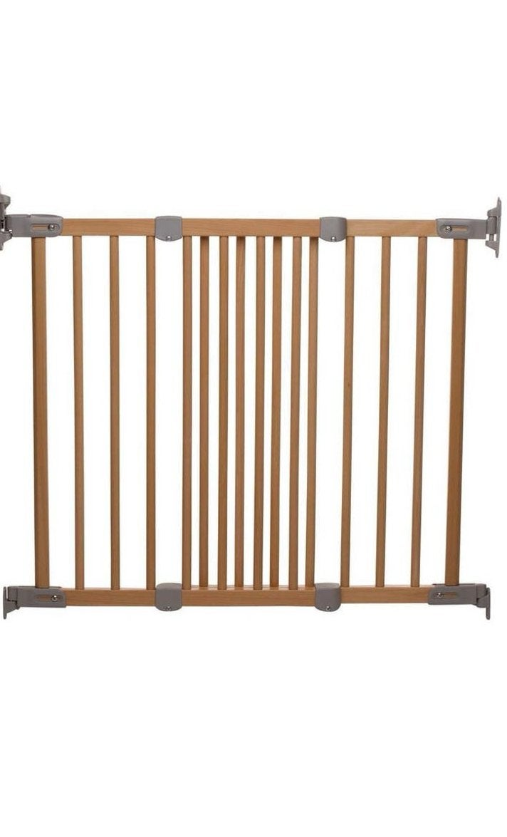2x BabyDan Traphekje Deurhekje Flexi Gate Beuken, Kinderen en Baby's, Traphekjes, Ophalen, Nieuw, Hout, 100 tot 115 cm