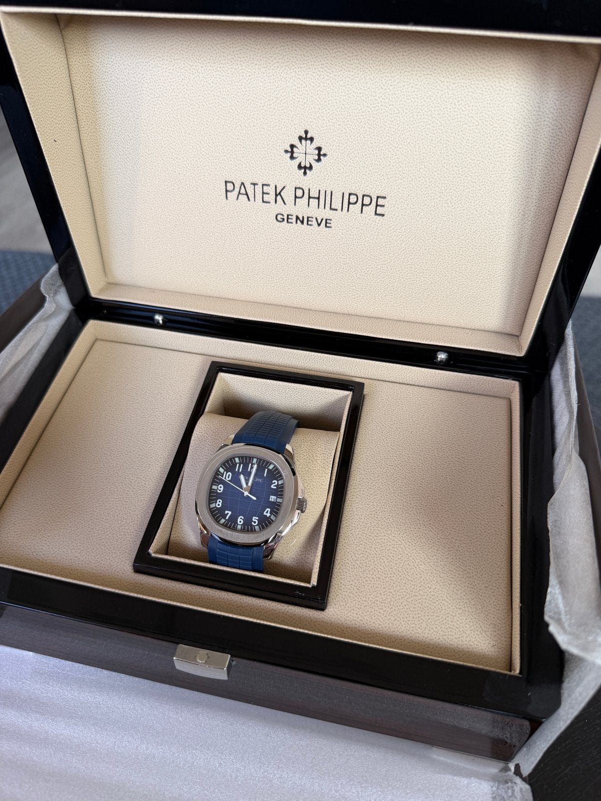 Patek Philippe Aquanaut 5167A-001 - Zo goed als nieuw, Overige merken, Staal, Polshorloge, Kunststof