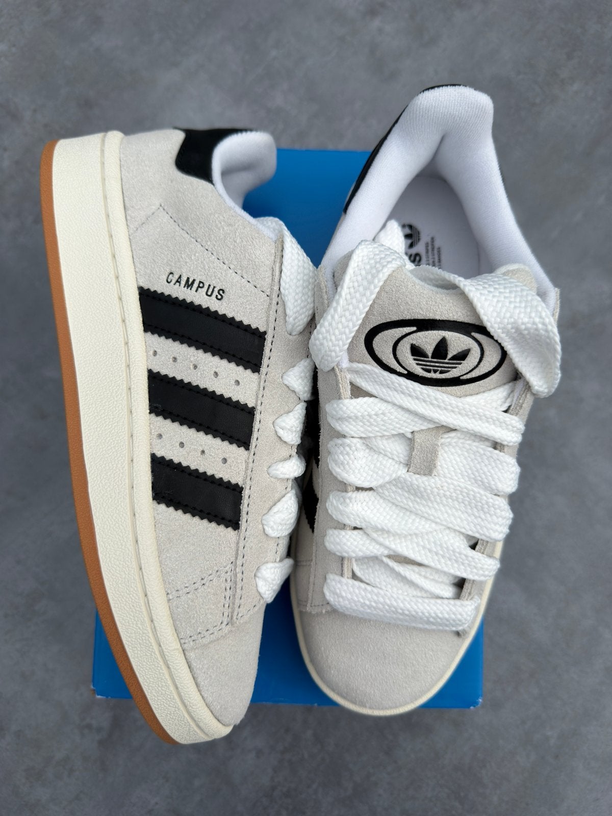 Adidas Campus 00s Crystal White Core Black - Maat 38, --, Nieuw, Ophalen of Verzenden, Sneakers of Gympen
