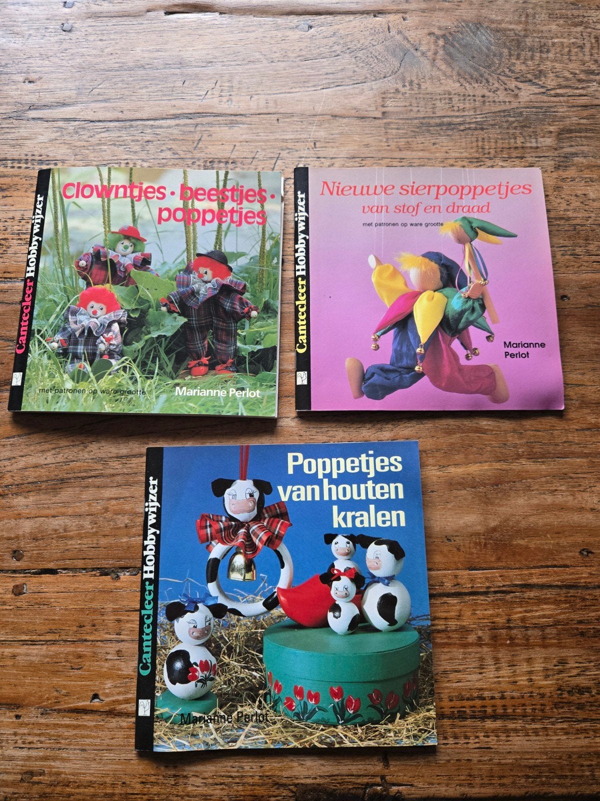 3x Cantecleer Hobbywijzer: Poppen maken (Marianne Perlot), Ophalen, Gelezen, Poppen maken, Marianne Perlot