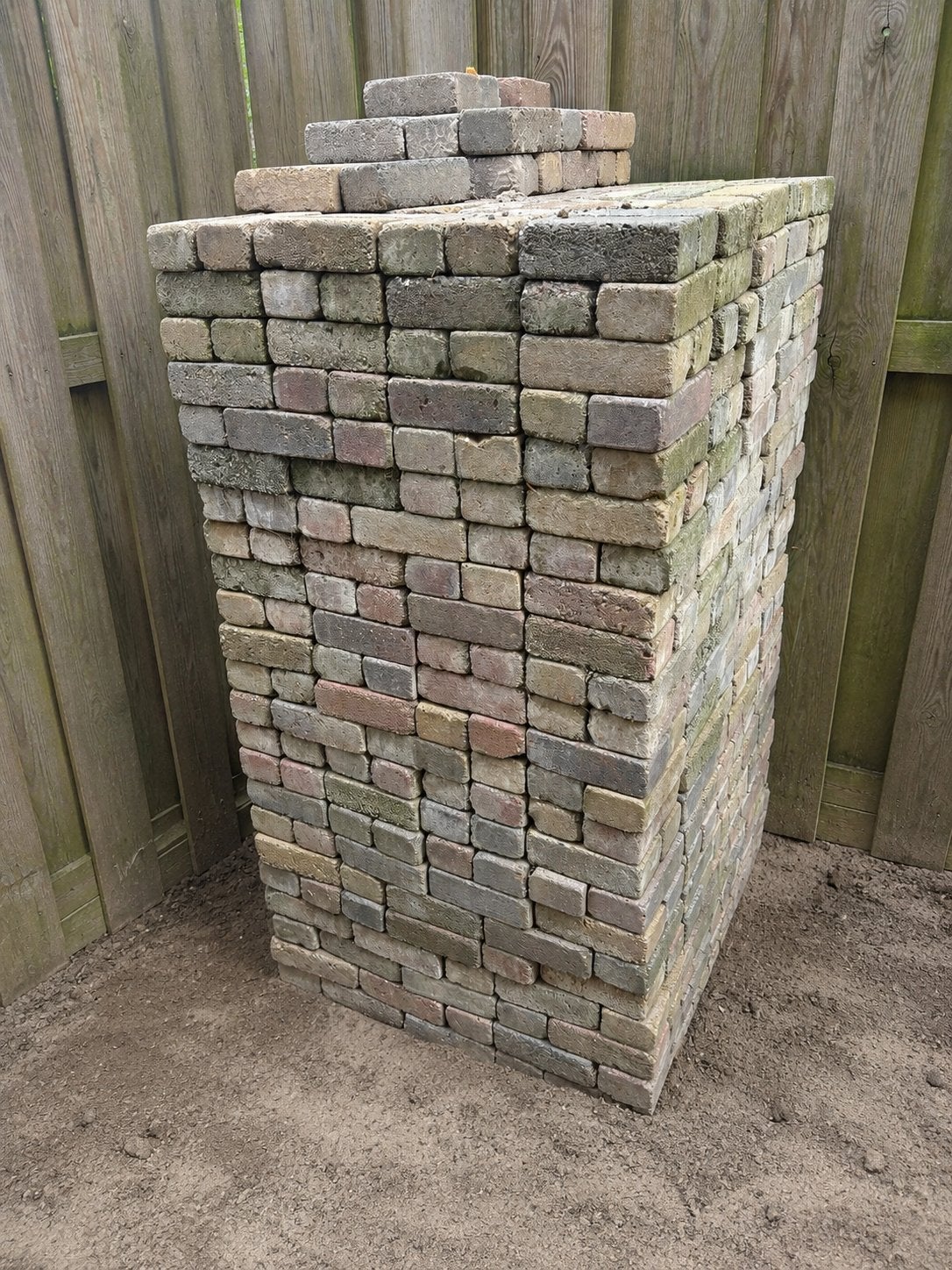 10m2 Gebruikte bakstenen voor tuin of bestrating, Ophalen, Gebruikt, Bakstenen