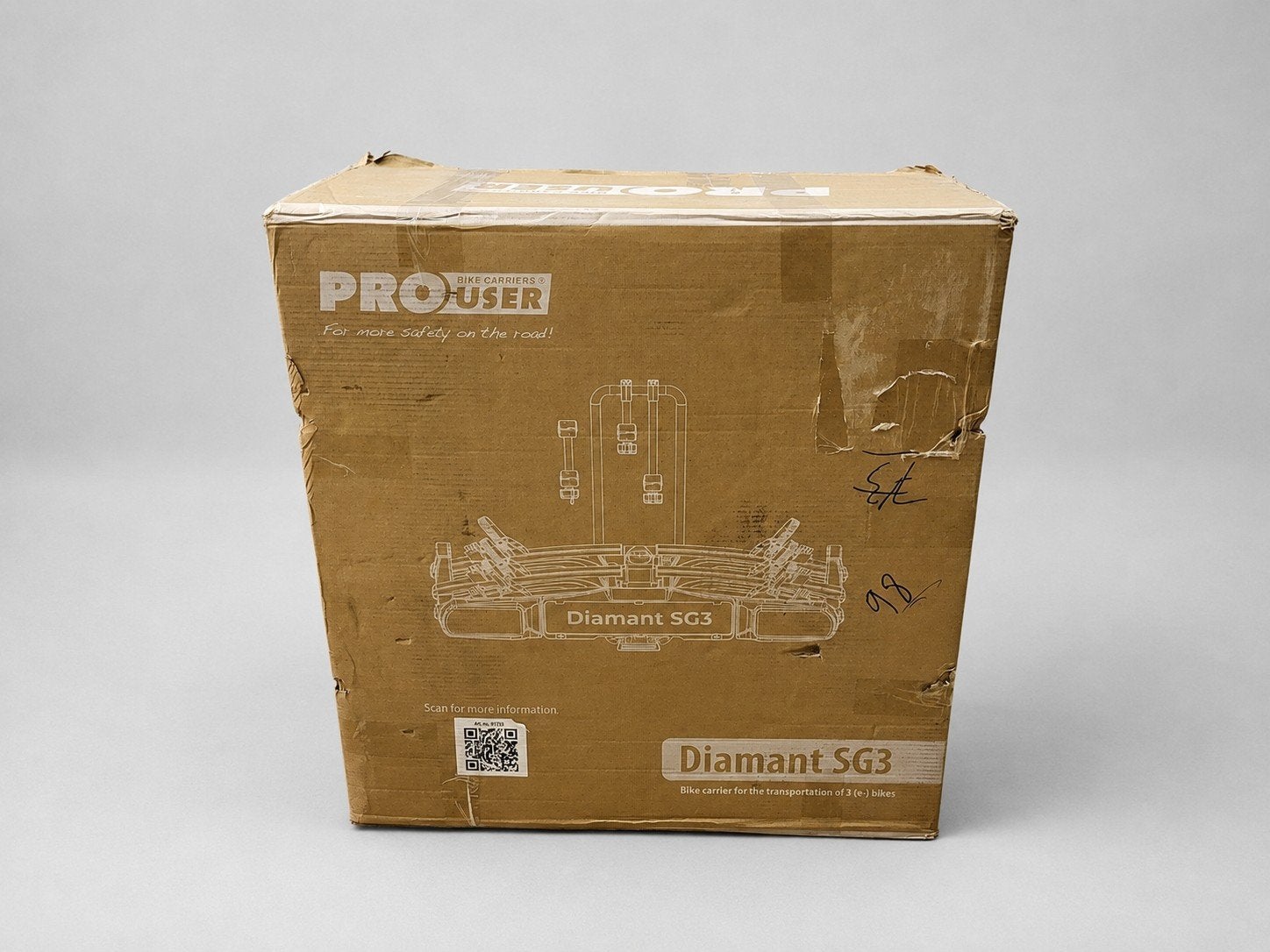 NIEUWE Pro-User Diamant SG3 fietsendrager – Incl. garantie, 3 fietsen of meer, Elektrische fiets, Nieuw, Ophalen of Verzenden