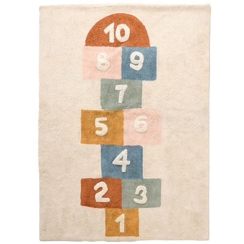 Vloerkleed Hinkelbaan Petit Amelie, Ophalen, 100 tot 150 cm, Beige, Zo goed als nieuw