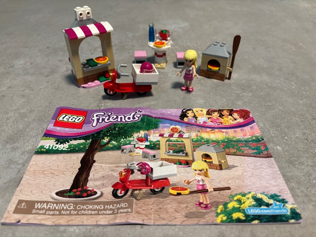 Legoset 41092 Friends Stephanie's pizzeria, Compleet, Gebruikt, Lego, Friends