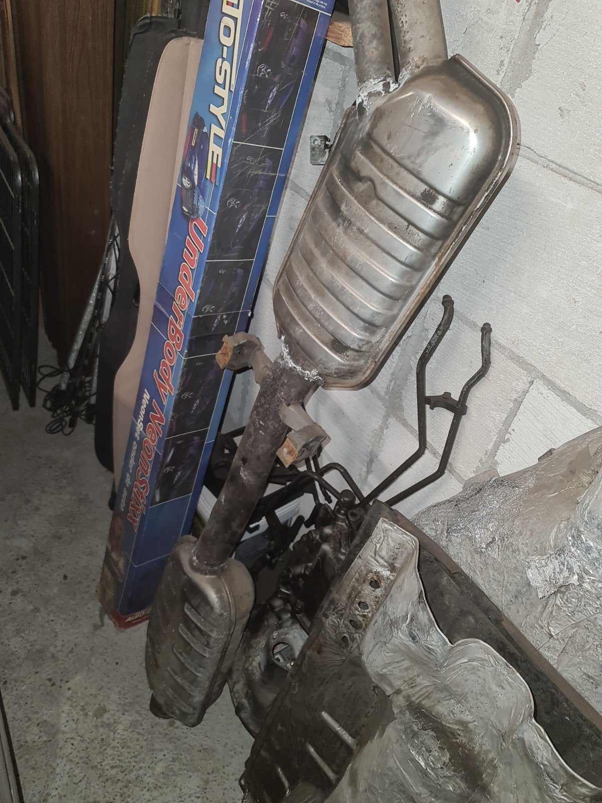 uitlaat demper e46, Auto-onderdelen, Ophalen, Gebruikt, BMW