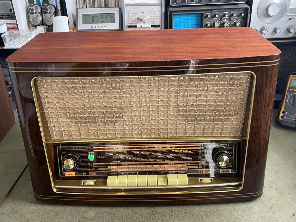 Mooie SABA Freudenstadt 7 buizenradio., Audio, Tv en Foto, Ophalen of Verzenden, Gebruikt