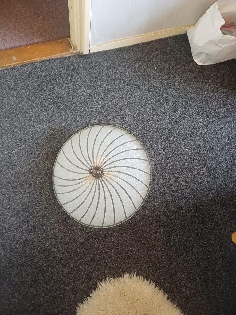 Vintage plafondlamp zie foto's, Ophalen of Verzenden, Zo goed als nieuw