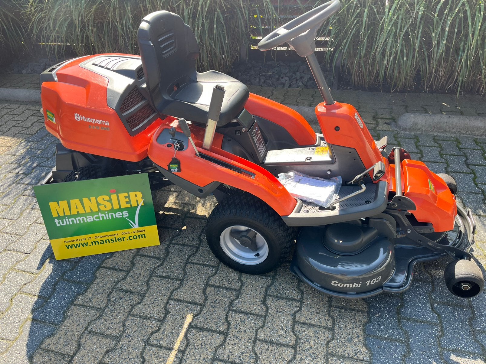Husqvarna Rider 216AWD. Gebruikt met 1 jaar garantie, Info@mansier.com, Gebruikt, Husqvarna, Ophalen