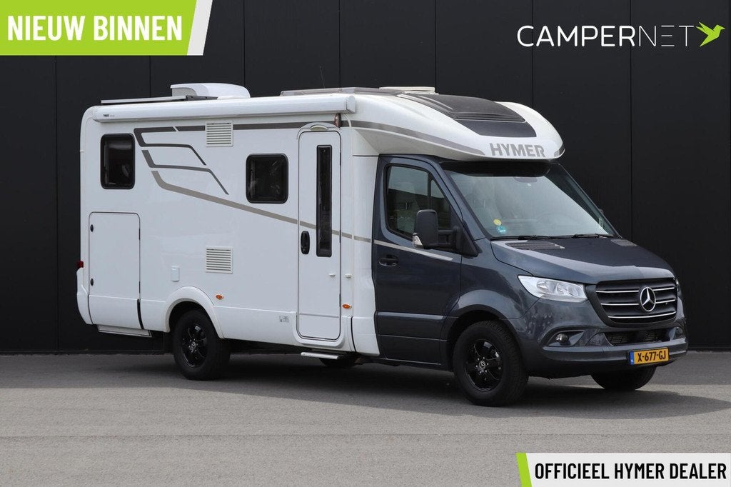 Hymer BMC-T 580 170pk Automaat | Lengtebedden | Hymer SLC Ch, Caravans en Kamperen, Campers, Automaat, Achteruitrijcamera, Tot en met 2