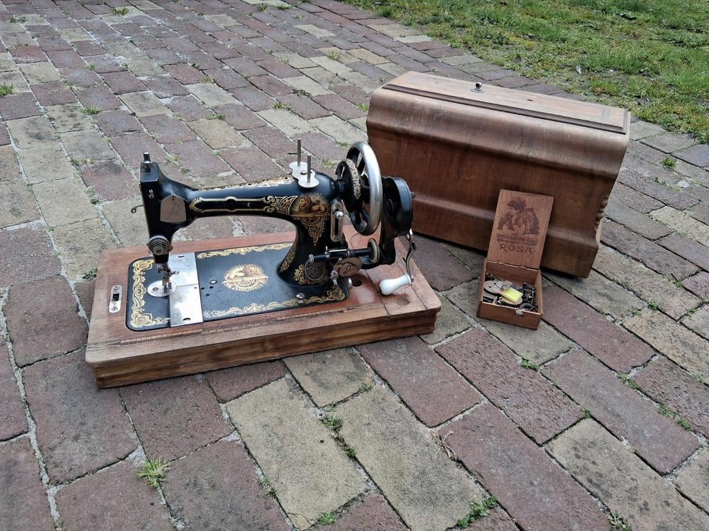 Antieke naaimachine gratis, Ophalen