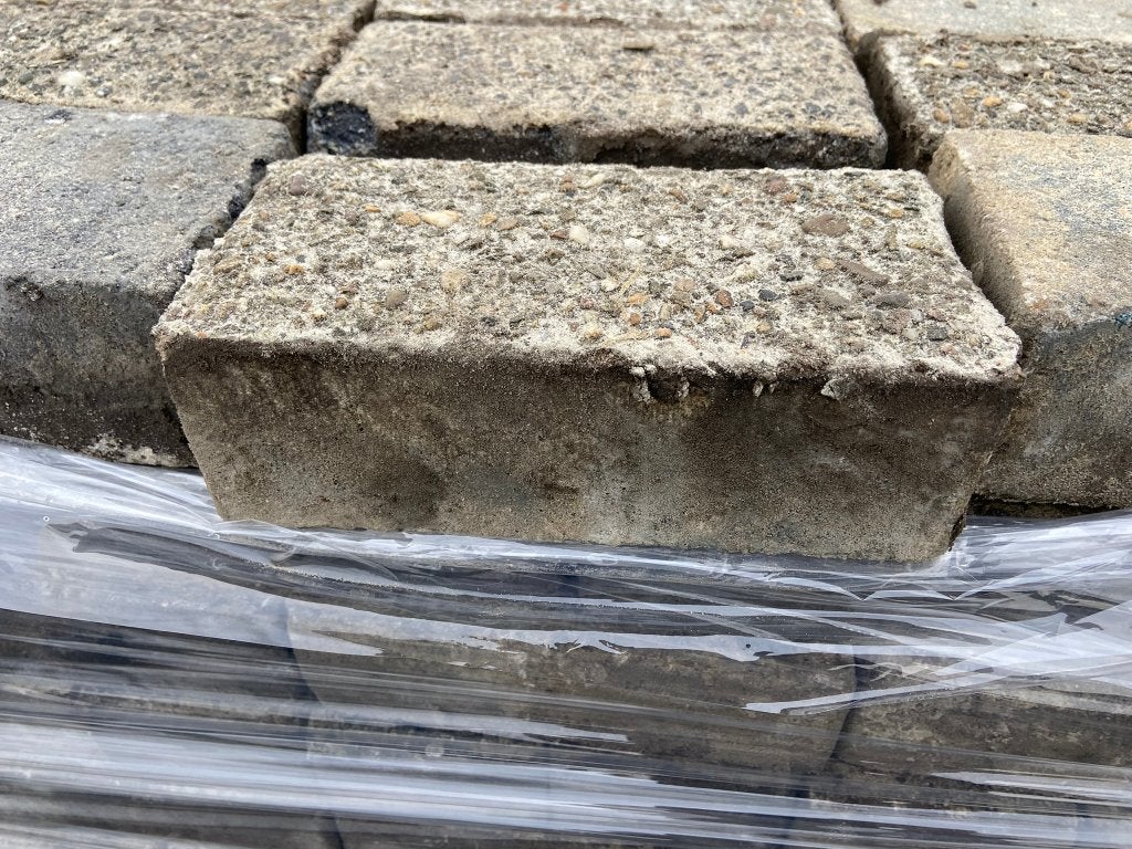 Betonklinker 7 cm (Gebruikt) - J&W 128, Ophalen, Gebruikt, Klinkers, Minder dan 5 m²