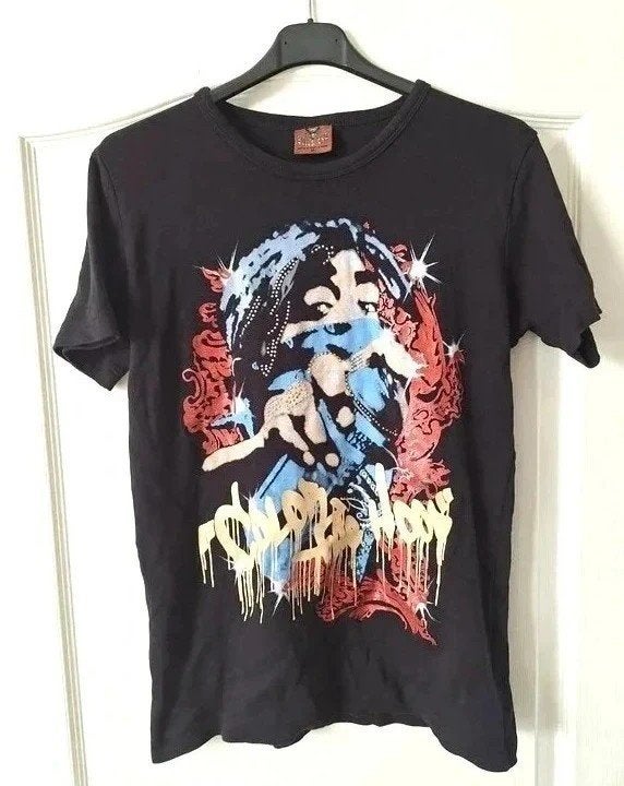 Bulls Eye graphic streetwear T-shirt zwart maat M, Maat 48/50 (M), Bulls Eye, Zwart, Ophalen of Verzenden