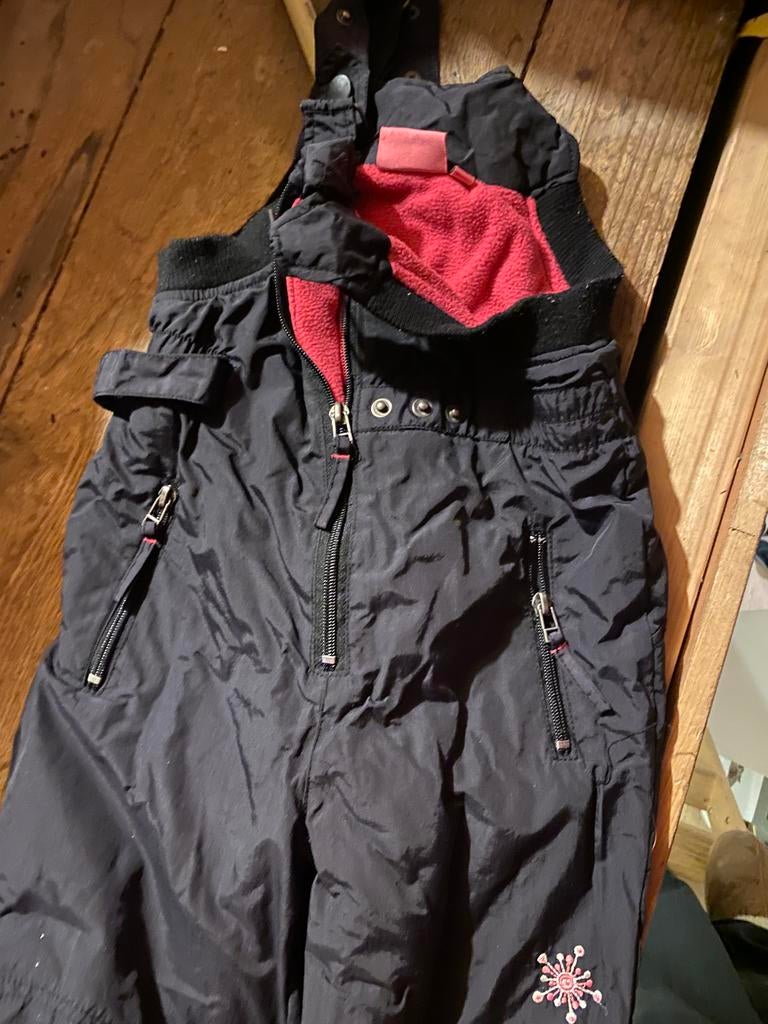 Skibroek met bretels maat 116, 100 tot 140 cm, Zo goed als nieuw, Kleding, Ophalen