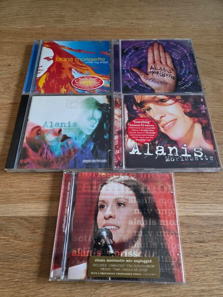 5 Alanis Morissette cd's, Ophalen of Verzenden, Zo goed als nieuw