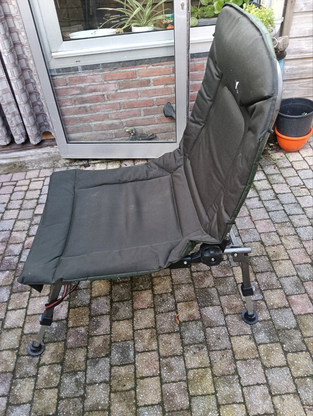 Comfortabele karperstoel - Ideaal voor lange sessies, Ophalen, Gebruikt, Overige typen