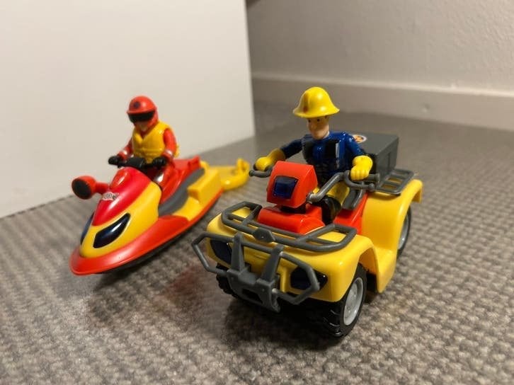 Brandweerman Sam jetski en quad, Ophalen, Zo goed als nieuw, Tractor of Landbouw, Overige merken