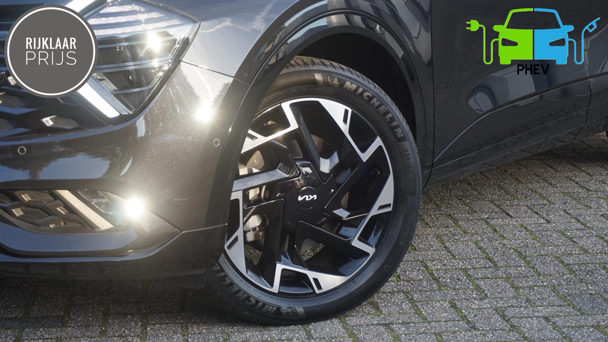 Kia Sportage 1.6 T-GDi PHEV AWD GT-PlusLine | SOH 100%, Auto's, Gebruikt, 4 cilinders, Zwart, Plug-in hybride