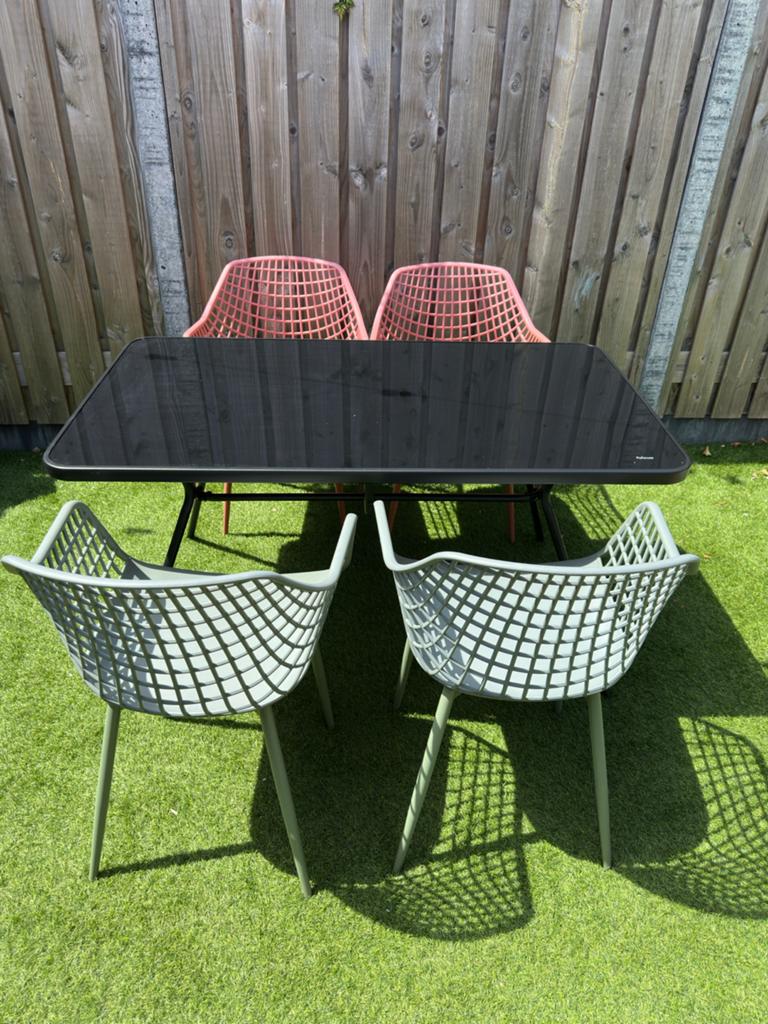 Tuintafel Livo van beliani, Tuin en Terras, Tuintafels, Ophalen, Nieuw, Rechthoekig, Metaal