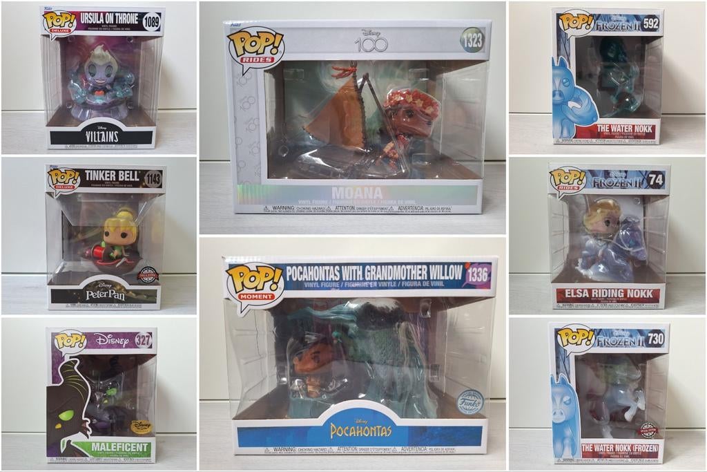 Diverse Disney Funko pops: moment / rides / 6-inch / deluxe, Ophalen of Verzenden, Nieuw