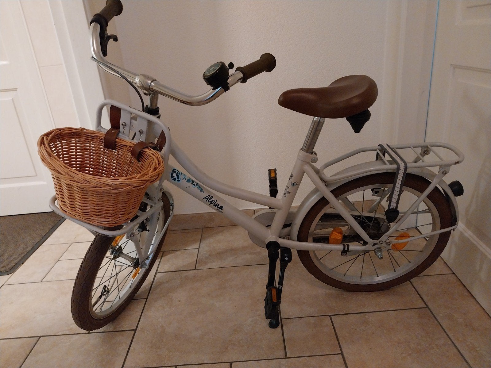 Alpina kinderfiets met mandje - Zo goed als nieuw, Ophalen