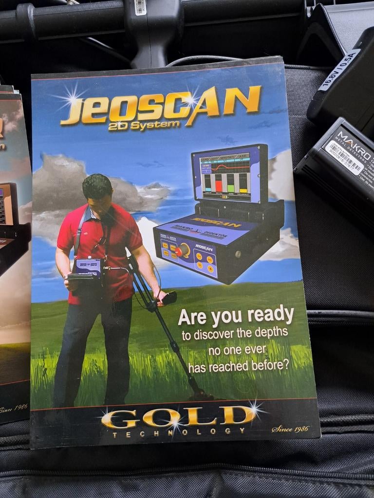 makro jeoscan 2d, Meer dan 30 cm, Zo goed als nieuw, Instelbare gevoeligheid, Ophalen