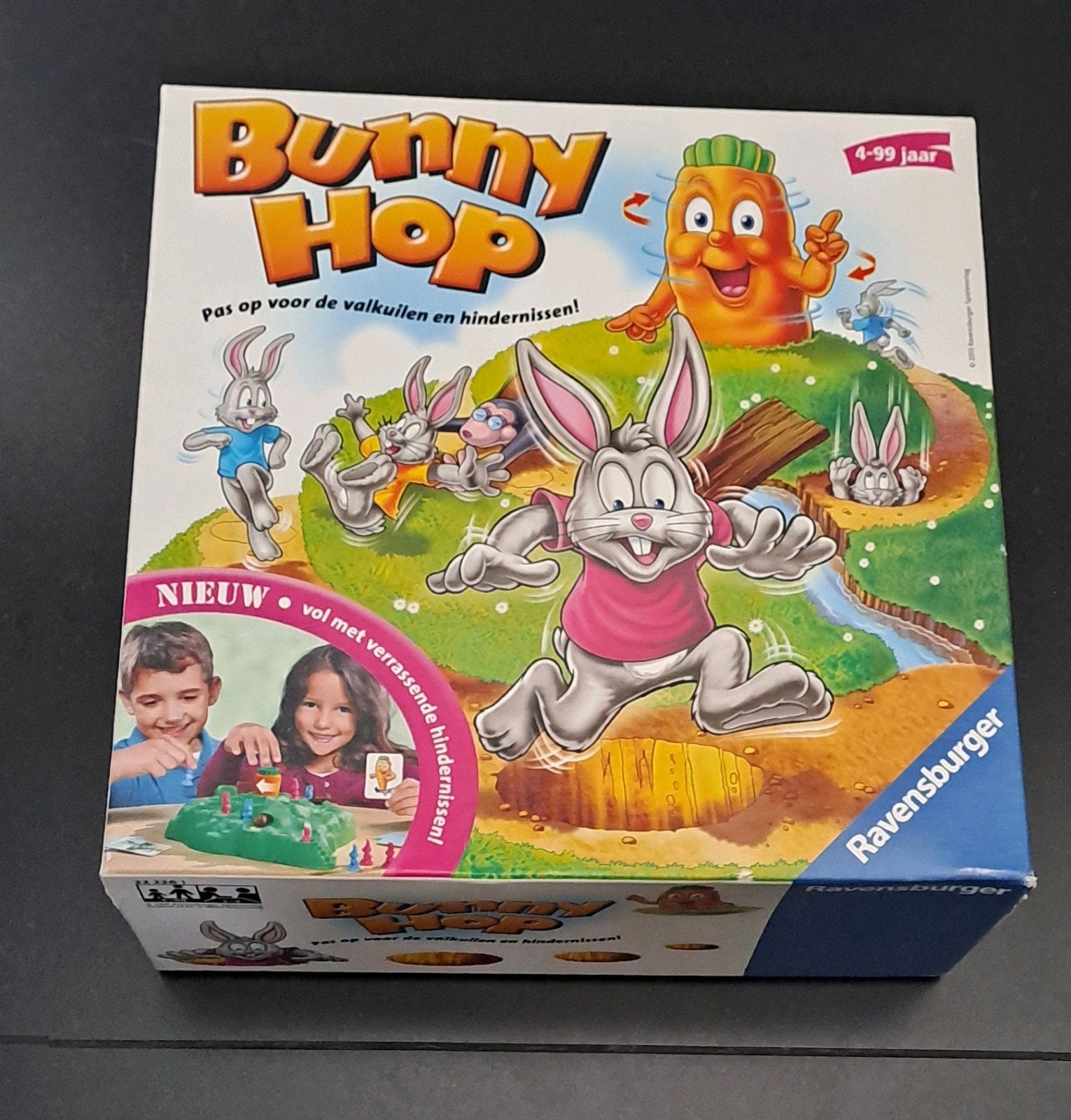Spel Ravensburger Bunny Hop, Ophalen of Verzenden, Zo goed als nieuw