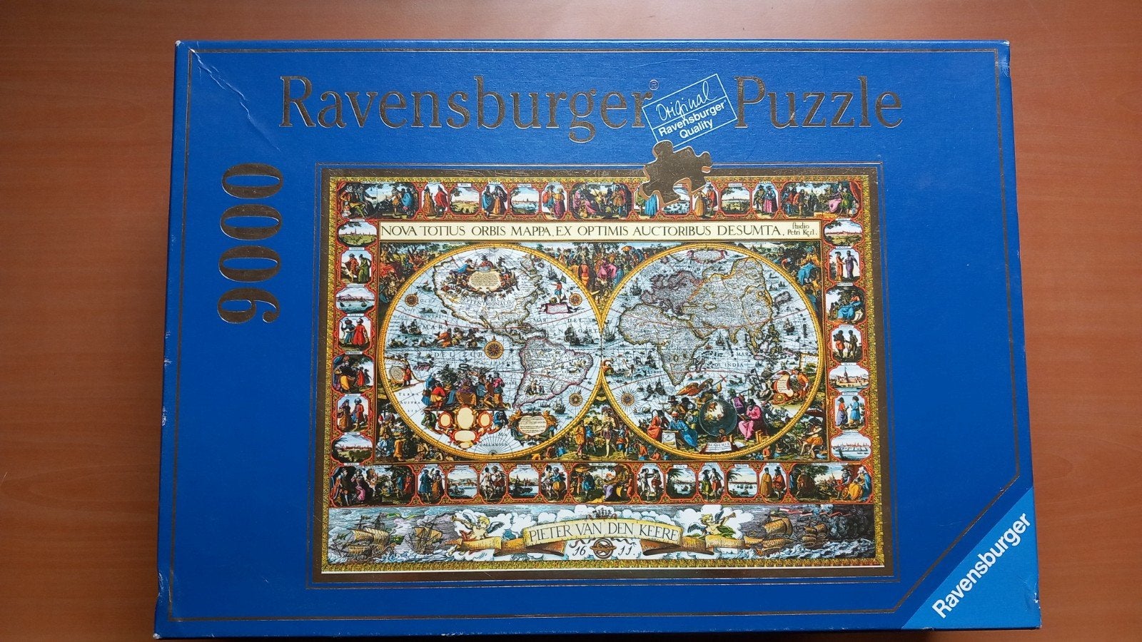 Zeldzame Ravensburger Puzzle Wereldkaart/ Big World Map 1611, Ophalen of Verzenden, Meer dan 1500 stukjes, Nieuw, Legpuzzel