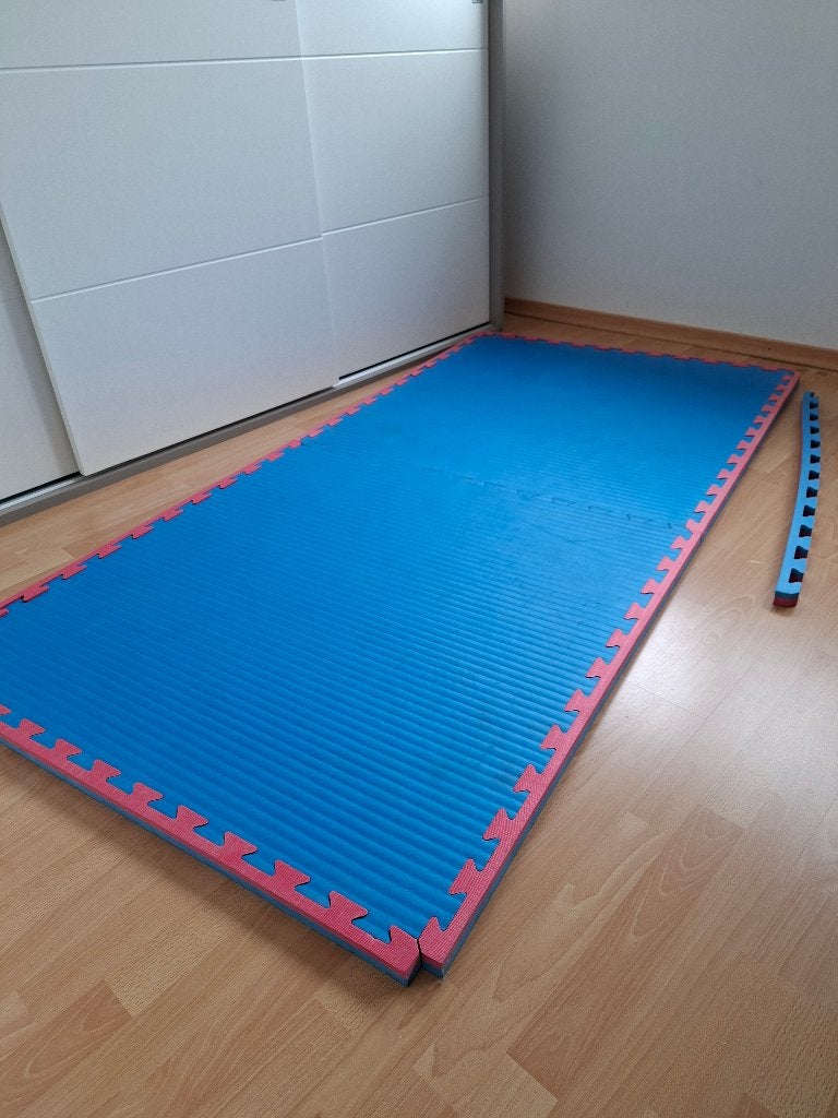 Puzzelmatten judo 8 stuks, Ophalen, Gebruikt, Fitnessmat
