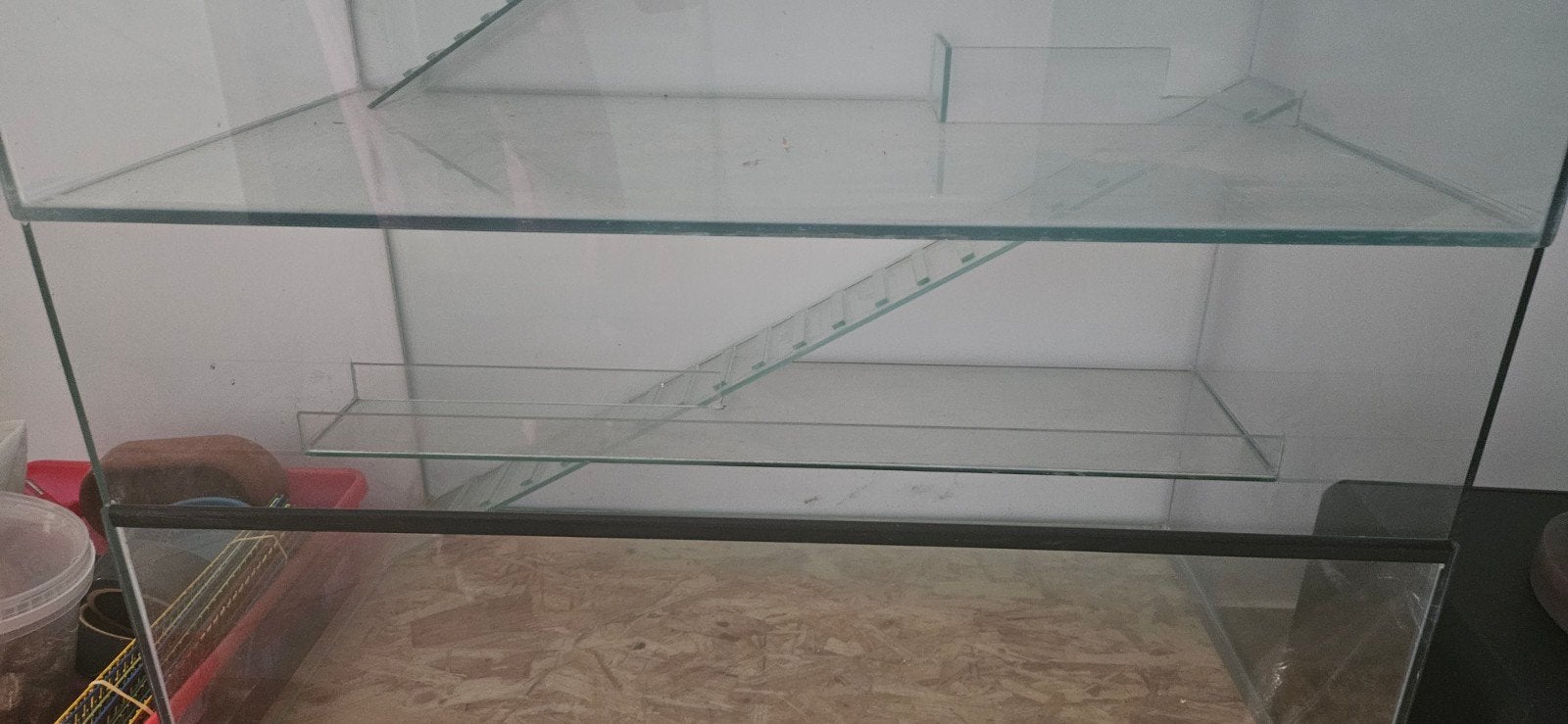 Glazen Caviaflat, Dieren en Toebehoren, Ophalen, 90 cm of meer, Hok, 75 tot 110 cm